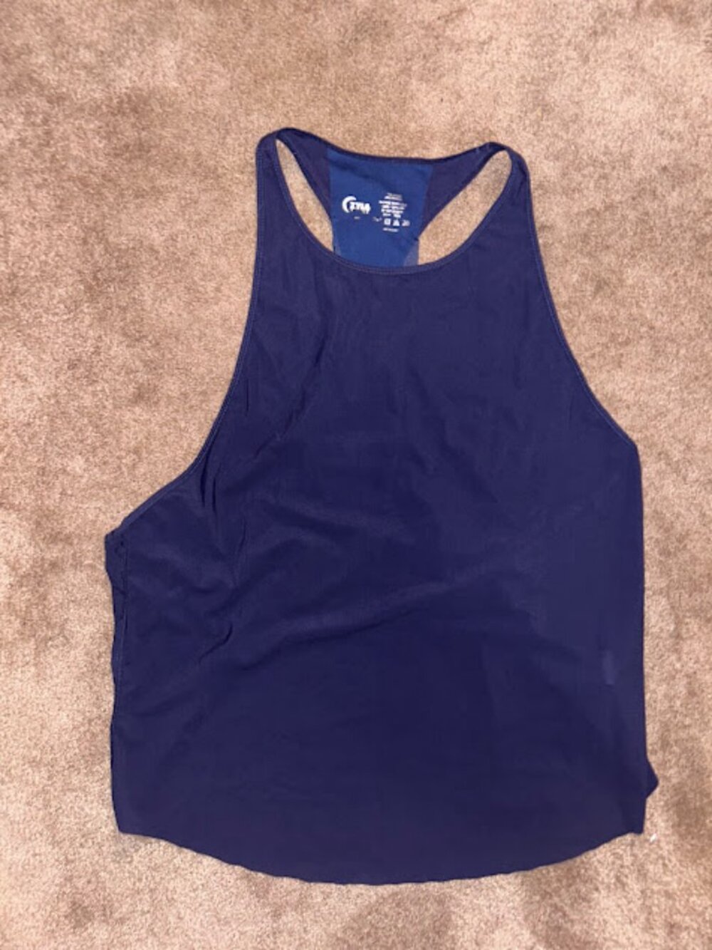 Zyia Active Navy Mesh Racerback Athletic Tank Women 2XL